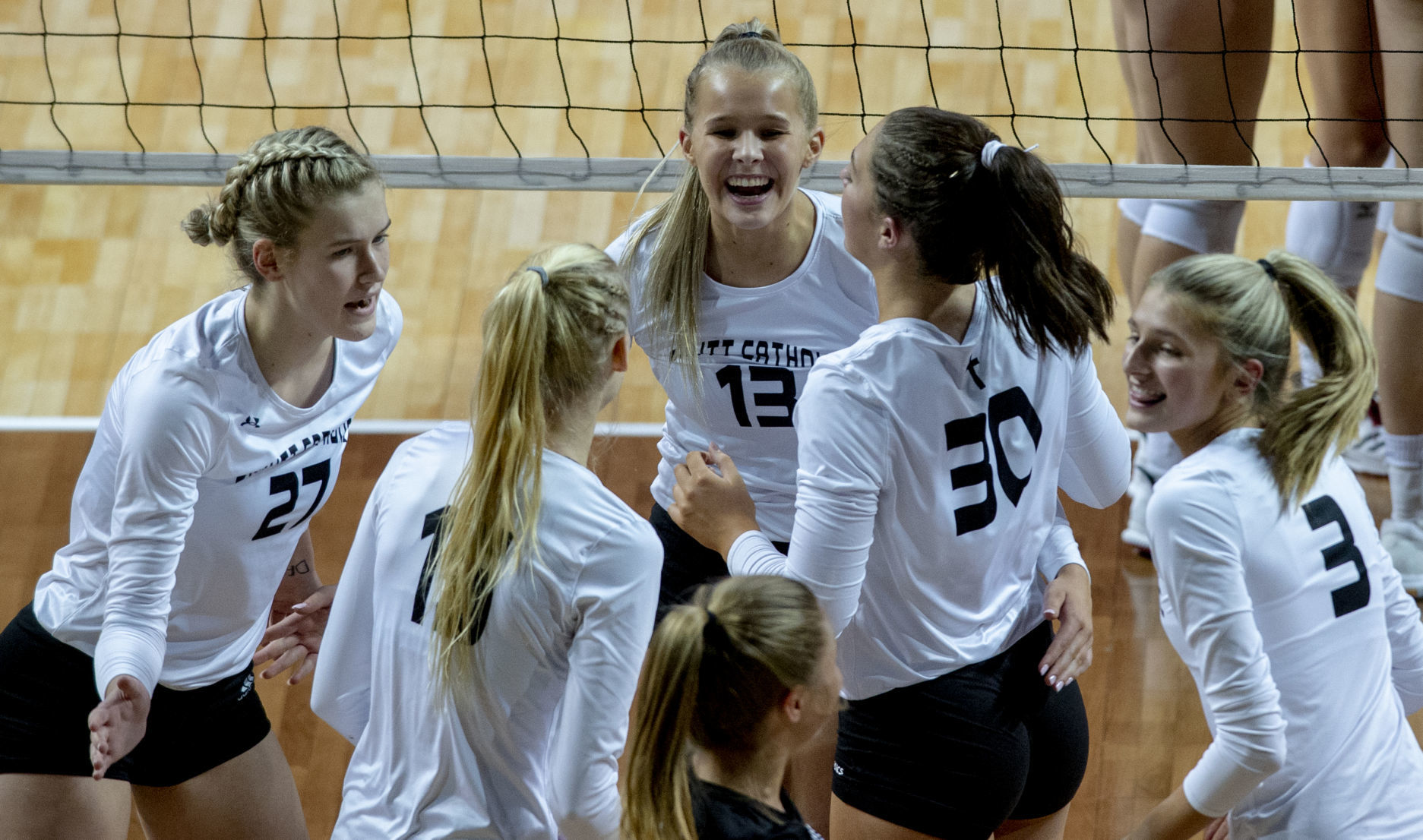 Class B state volleyball, Norris vs. Omaha Skutt, 11.8